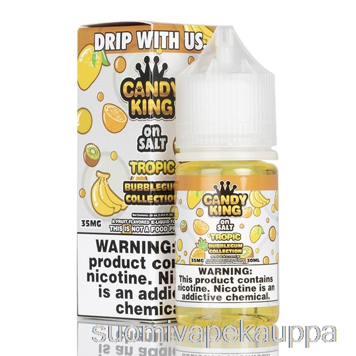 Vape Suomi Trooppinen Vaahtovesikokoelma - Candy King Suolalla - 30ml 50mg